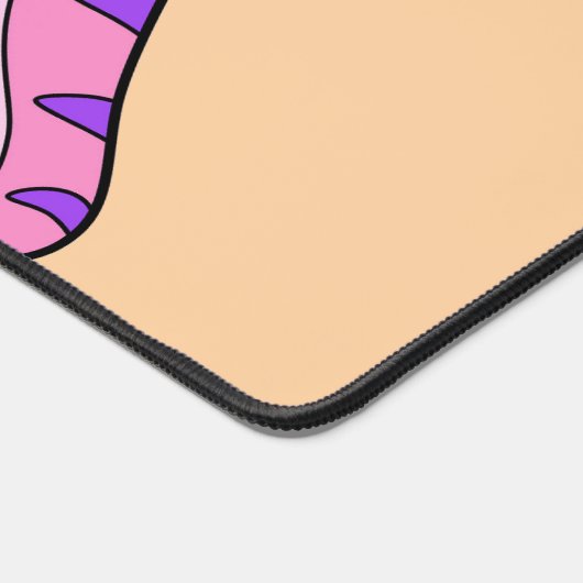 母子brachiosaurusイラストレーション。 デスクマット (コーナー)