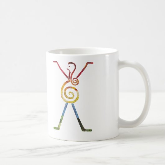 母宇宙虹のコーヒー・マグ コーヒーマグカップ (右)