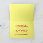 母幸せな第80誕生日のコチョウランの蘭 カード (内部)