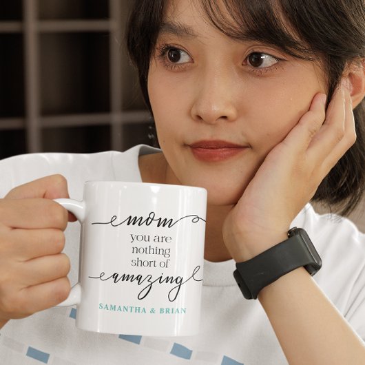 母引用文パーソナライズされたギフトマグ コーヒーマグカップ