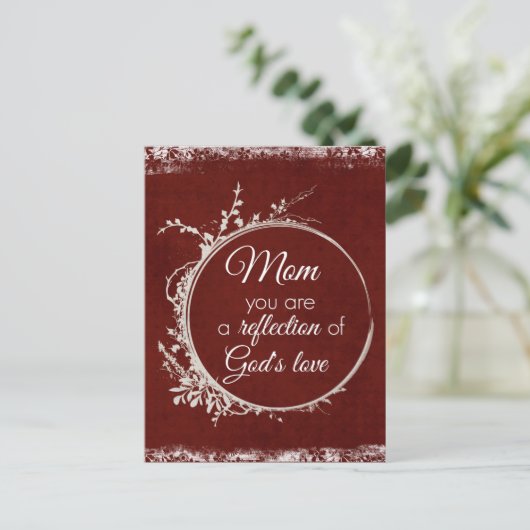 母引用文:神の愛の反映 ポストカード (スタンド正面)