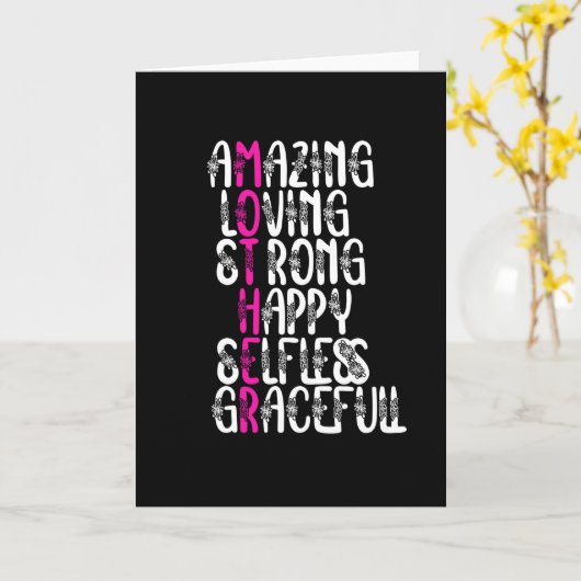 母引用文:素敵な言葉 |マザーズデイデザイン カード (黄色い花)