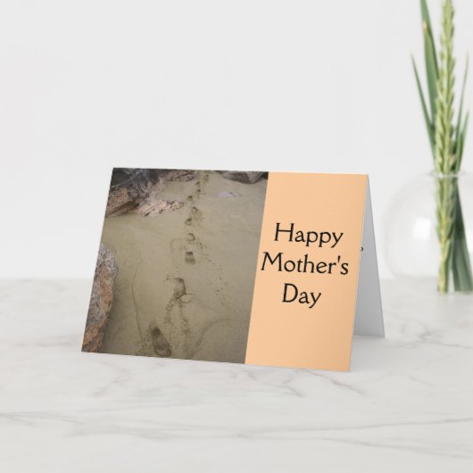 母後を追の足跡 カード (正面)