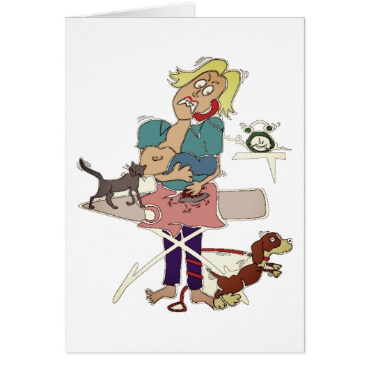 母忙しは全てができるZSSG母のデイカード (正面)