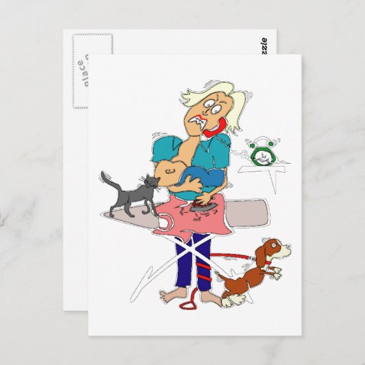 母忙し母の日， ZSSG ポストカード (正面/裏面)