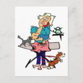 母忙し母の日， ZSSG ポストカード (正面)