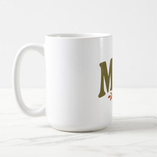 母性あふれる秋の温もり コーヒーマグカップ (左)