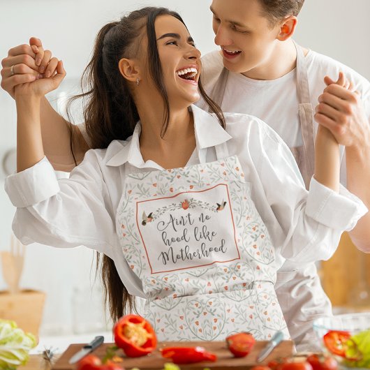 母性のようなフードなしおもしろい引用文 エプロン