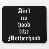 母性のようなフードは無い マウスパッド (正面)