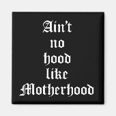 母性のようなフードは無い マグネット (正面)