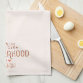 母性のようなフードを持たない キッチンタオル (四つ折り)