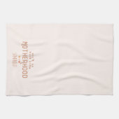 母性のようなフードを持たない キッチンタオル (横)