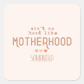 母性のようなフードを持たない スクエアシール (正面)