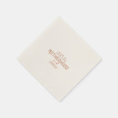 母性のようなフードを持たない スタンダードカクテルナプキン (角)