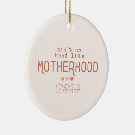 母性のようなフードを持たない セラミックオーナメント (右)