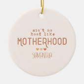 母性のようなフードを持たない セラミックオーナメント (正面)