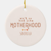 母性のようなフードを持たない セラミックオーナメント (裏面)