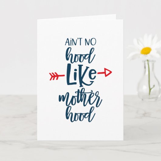 母性のような頭巾はない カード (小さな植物)