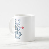 母性のような頭巾はない コーヒーマグカップ (正面左)