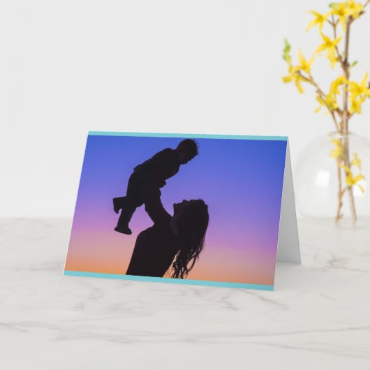 母性の喜び カード (黄色い花)