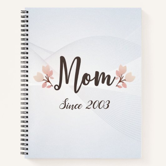 母性の旅をノートに変える ノートブック (正面)