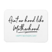 母性の母の日の磁石のようなフードなし マグネット (横)