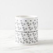 母性は愛で走る、眠気とは無縁 コーヒーマグカップ (中央)