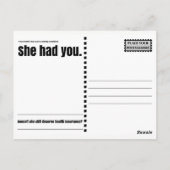 母性は既存の条件ではない ポストカード (裏面)