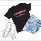 母性は私の省のカラフルフォントママのシャツ Tシャツ