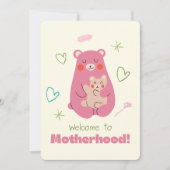 母性へようこそ – おめでとうございますカード (正面)