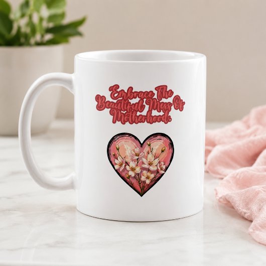 母性を受け入れる美しい混乱 コーヒーマグカップ