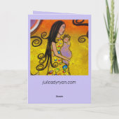 母性オリジナルアートマザーズデイカード カード (裏面)