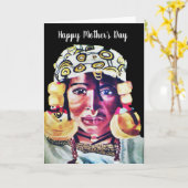 母性カードの実施形態 カード (黄色い花)