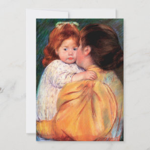 母性キス Mary Cassattカード