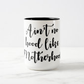 母性愛によって2ある調子を与えられるコーヒー・マグのようなフードはありません ツートーンマグカップ (中央)