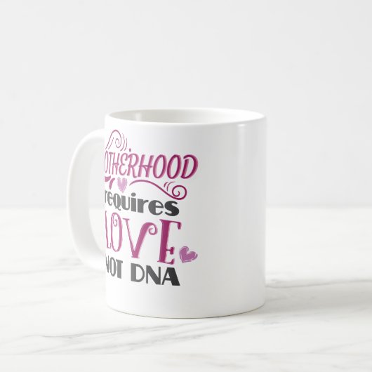 母性愛のステップお母さんのコーヒー・マグの義母のギフト コーヒーマグカップ (正面左)