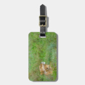 母性愛の雌ジシ及びベビーの荷物のラベル ラゲッジタグ (正面縦)