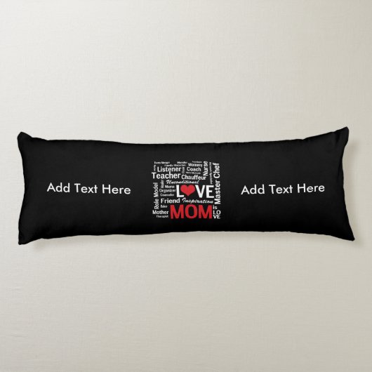 母性愛-すばらしい事の母全員は ボディピロー (裏面)