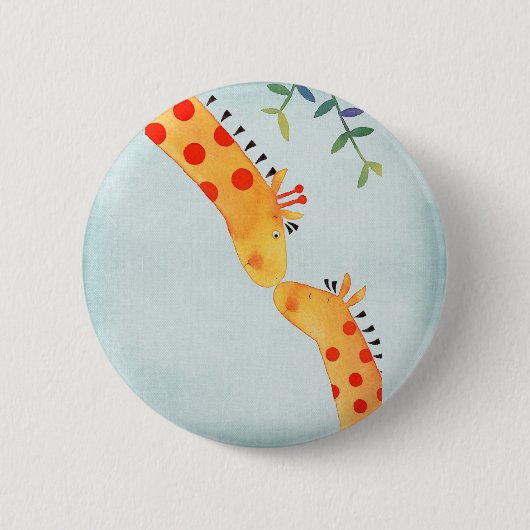 母性愛 缶バッジ (正面)