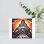 母性的な女性 ポストカード (スタンド正面)