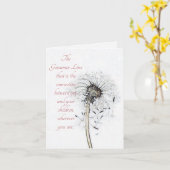 母性 カード (黄色い花)