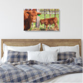 母性 キャンバスプリント (インサイチュ (寝室))