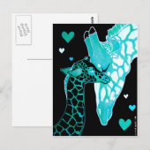 母性：キリンたち ポストカード (正面/裏面)