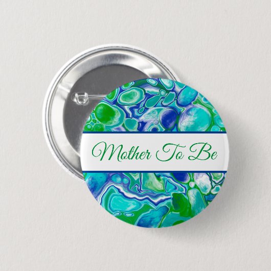 母性 |少年の赤ちゃんシャワーボタン 缶バッジ (正面&裏面)