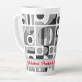 母性：愛で動く，コーヒーで燃料。 カフェラテマグ (左アングル)