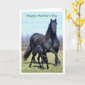 母性：母の日と幸せ書に カード (黄色い花)