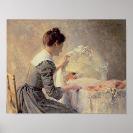 母性， 1898 ポスター (正面)