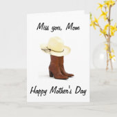 母恋しく思の日に母さん カード (黄色い花)