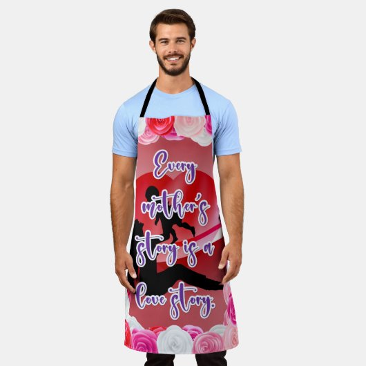 母恋物語 エプロン (着用した状態)