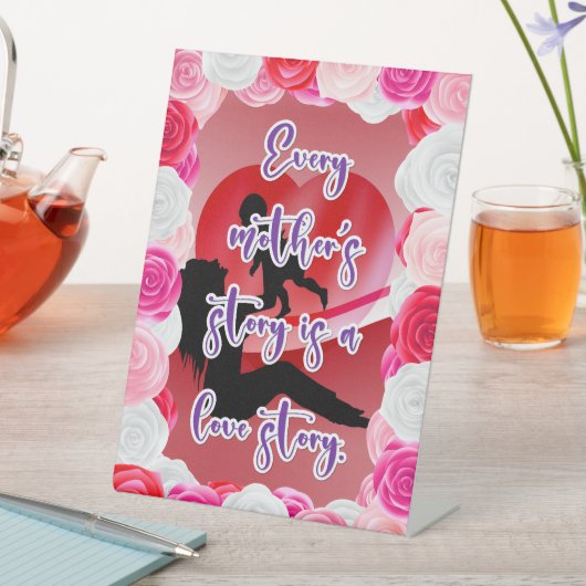 母恋物語 台座サイン (インサイチュ)